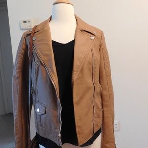 Express Faux  Moto leather jacket